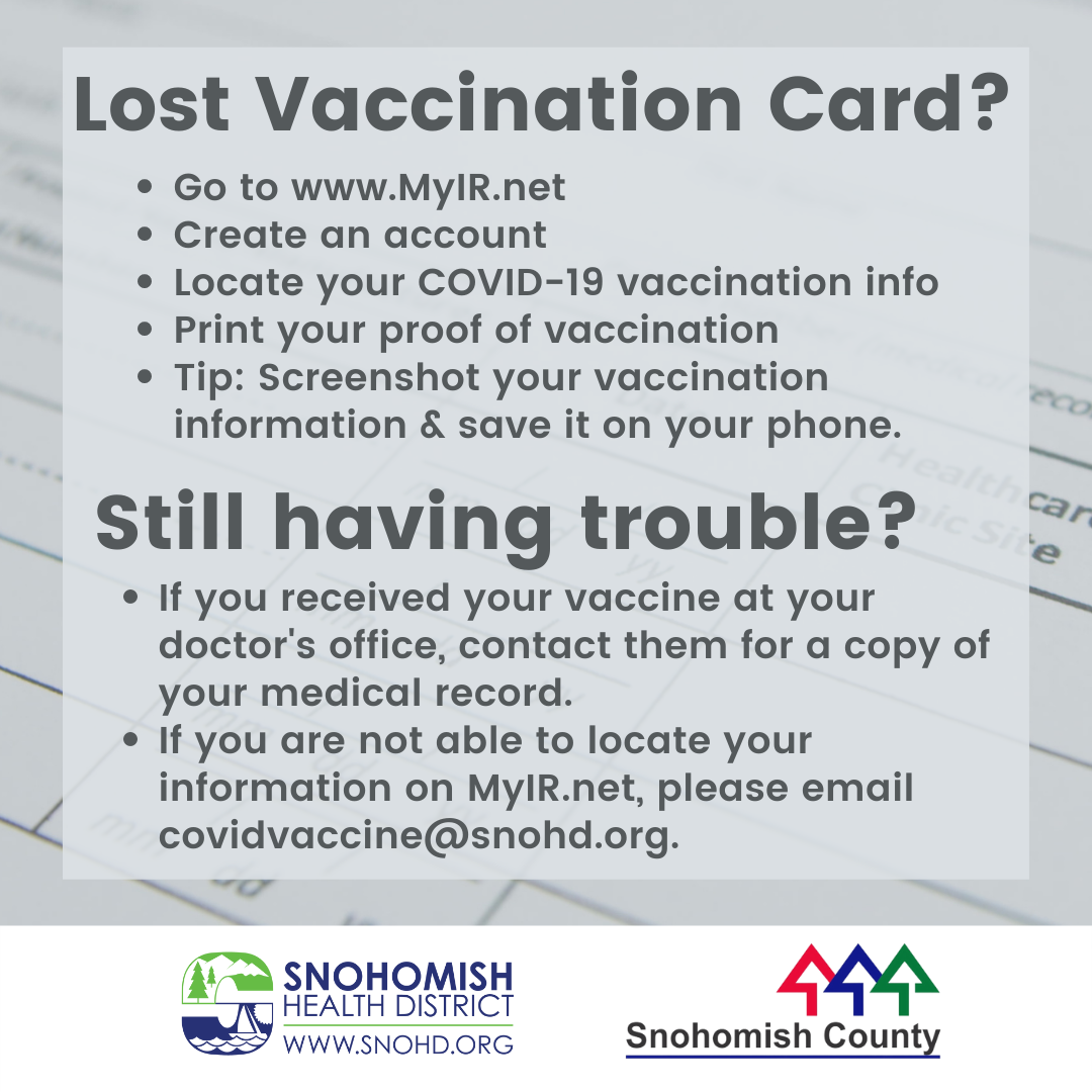 How to get help with vaccination records