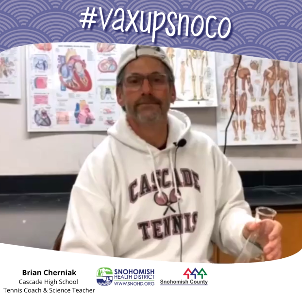 Brian Cherniak, screenshot from VaxUpSnoCo video