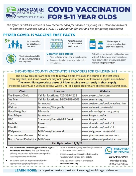 Vax flyer 5-to-11