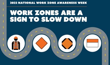 Work Zone Awareness Month Graphic