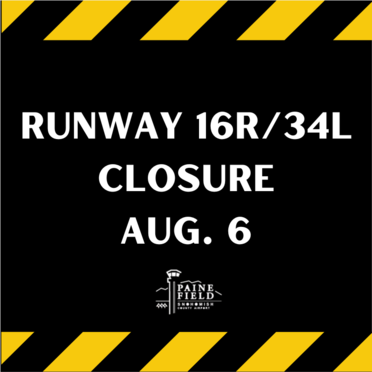Main runway closure alert