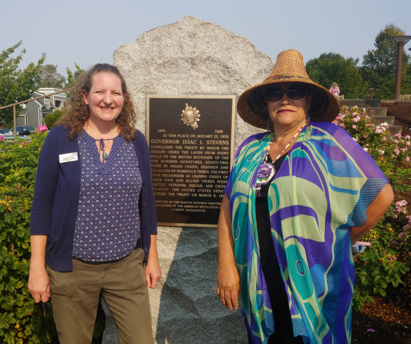 With Teri Gobin at Plaque