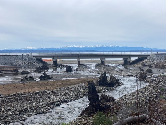 Photo of restored shoreline in Meadowdale Beach Park