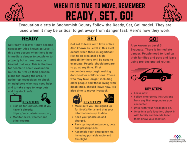 Ready, Set, Go! flier (English) with guidance for each step. Click image for access.