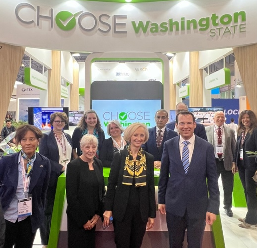 With Ambassador Strong