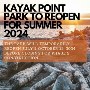 Kayak Point Opening Summer 2024