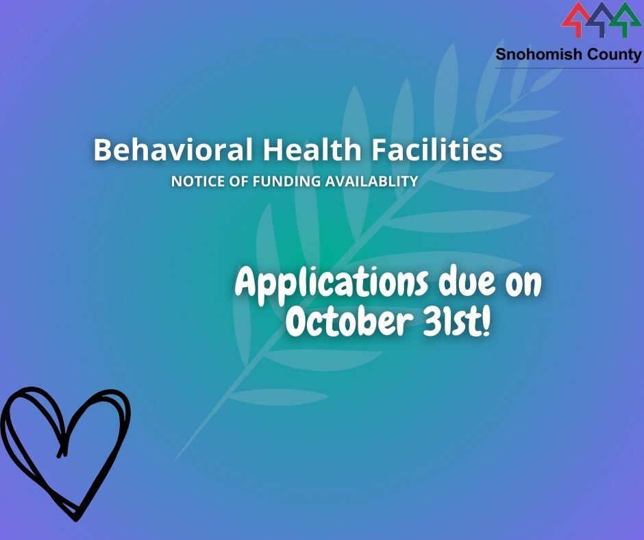 Behavioral Health Capital Fund NOFA Graphic