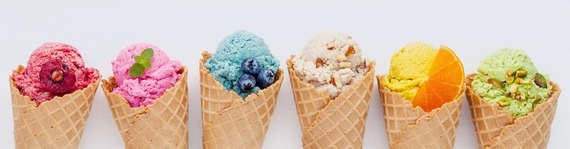 Lots of Ice Cream Cones