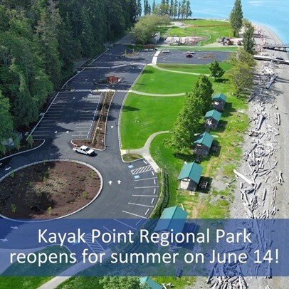 Kayak Point Park Opening Early