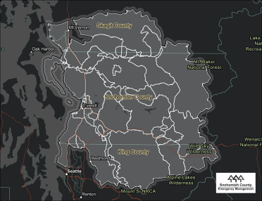 Snohomish County Population Islands