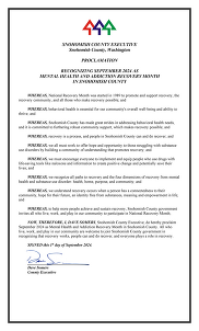 2024 Recovery Month Proclamation