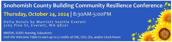 Building Community Resilience Conference Oct. 24 in Everett