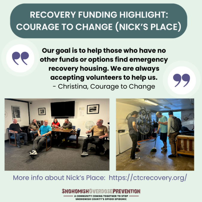 Recovery Funding Highlight: Nick's Place