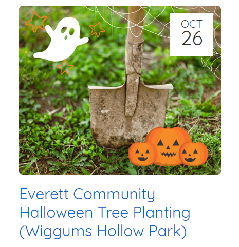 Haunted Halloween Tree Planting