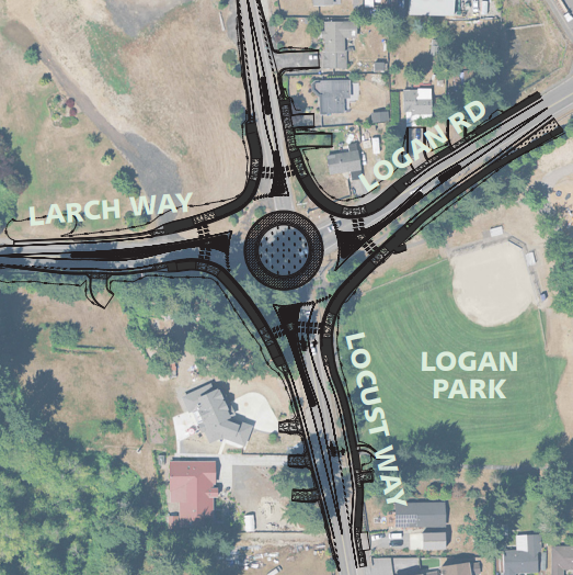 Project Overview of Locust Way Roundabout