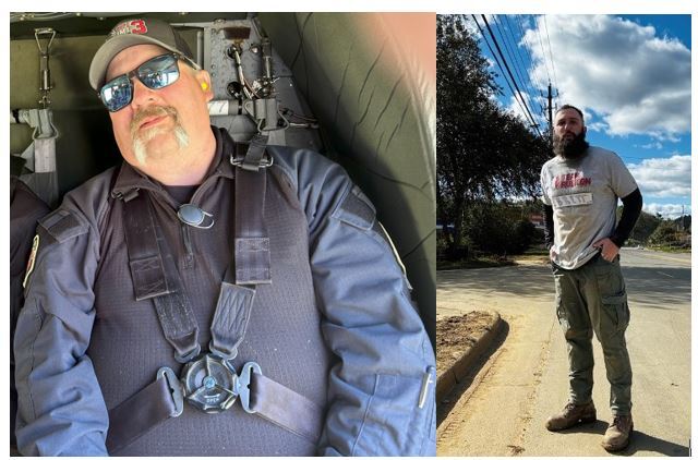 Rob Thurston and Brett Garris were part of the Hurricane Helene disaster response.