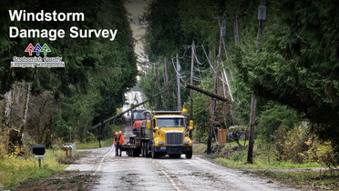 Windstorm damage survey