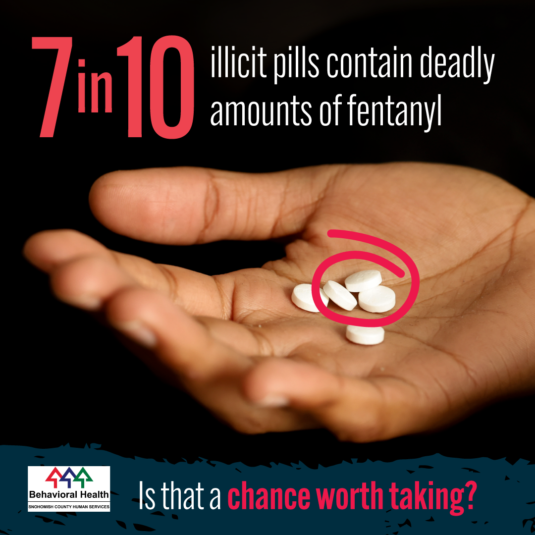 7 in 10 illicit pills contain deadly amounts of fentanyl.