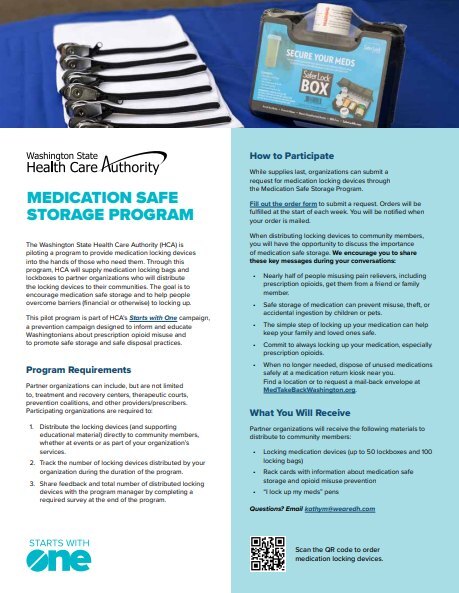 Medication Safe Storage Program