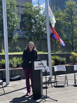 Pride Flag Raising