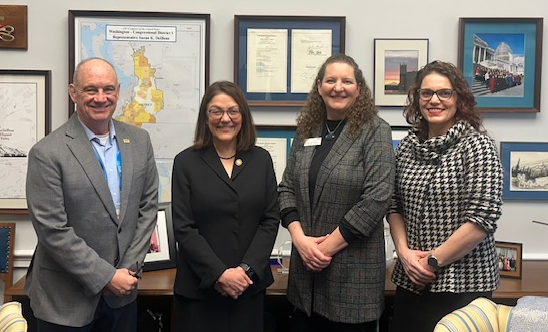 With Suzan DelBene in DC