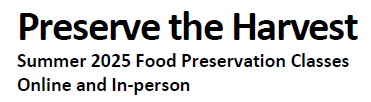 Preserve the Harvest