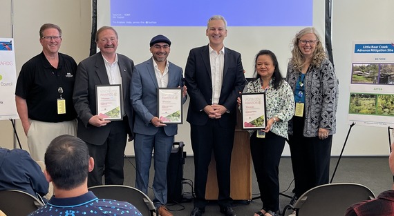 Little Bear Creek Advance Mitigation Site award presentation