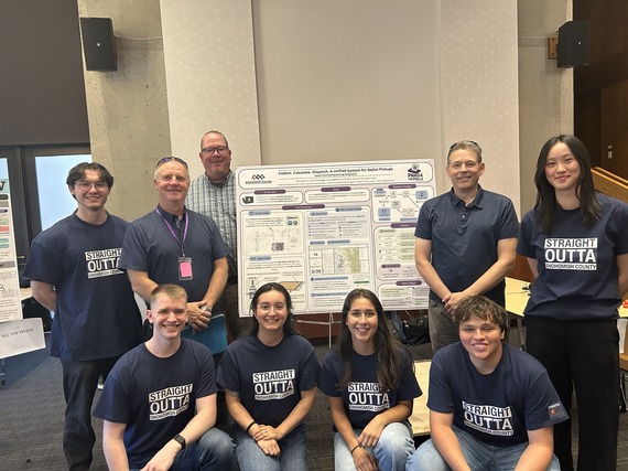 UW capstone team with leadership from Snohomish County IT and the County Auditor.