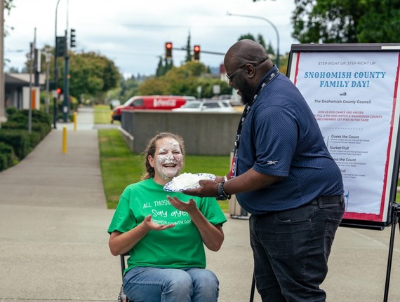 Pie face after!