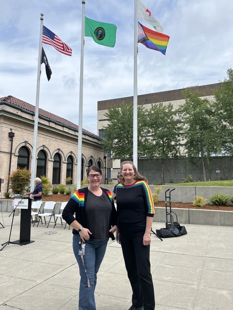 Pride Flag Raising