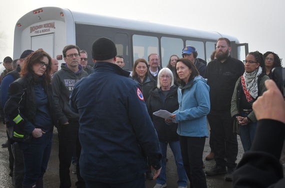 Flood Tour and Briefing Pic