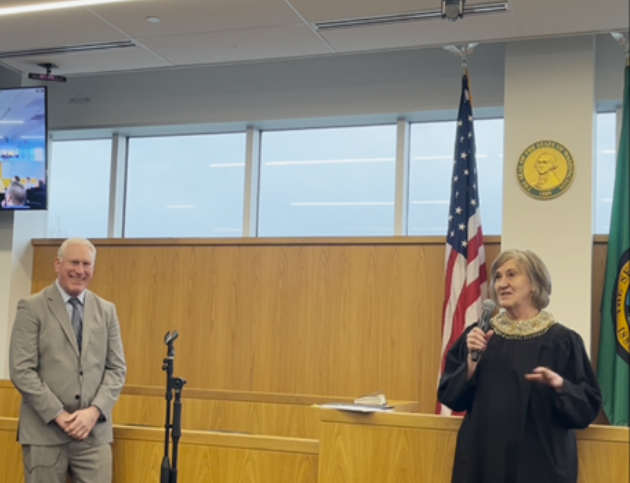 Judges Joe Wilson and Karen Moore