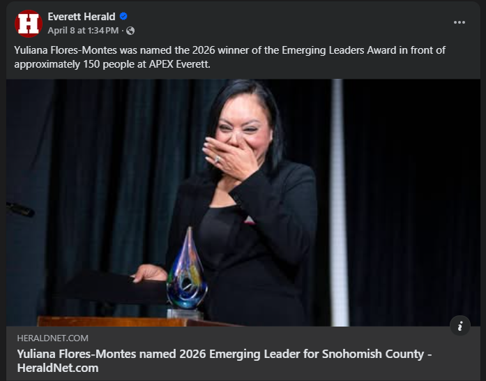 Emerging Leader Facebook post