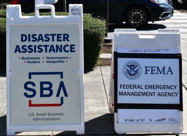 Federal disaster assistance centers open.