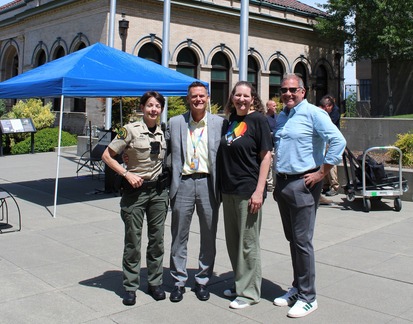 Pride Event Speakers Sheriff Johnson, Tom Tiegen Executive Director on behalf of Executive Dave Somers, Council Member Megan Dunn