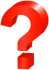 Big red question mark