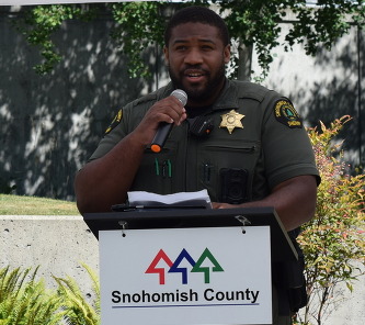 Deputy Taylor Davis from the Snohomish County Sheriff’s Office.