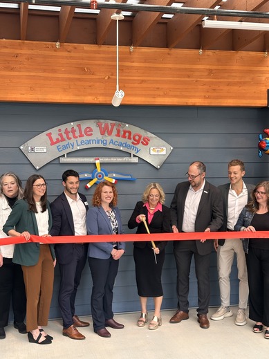 Local Leaders Cut Ribbon at Little Wings Learning Academy Event