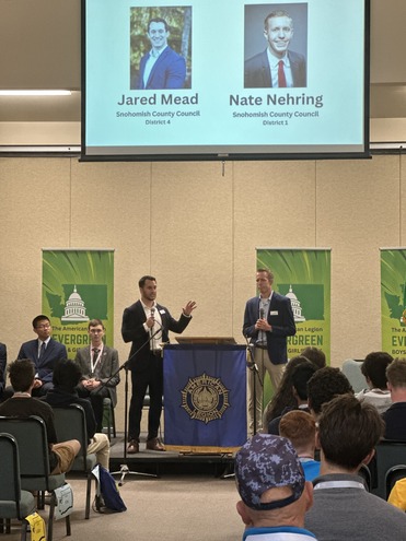 Councilmembers Mead and Nehring Present at Boys State Conference