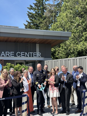 Local Leaders Cut Ribbon at the Sea Mar Crisis Center Grand Opening