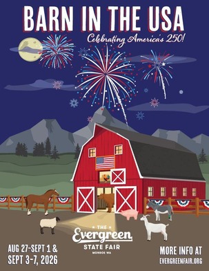 Evergreen State Fair Promotional Poster