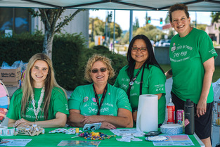 Council clerks with CM Dunn at the Family Day on the County Campus.