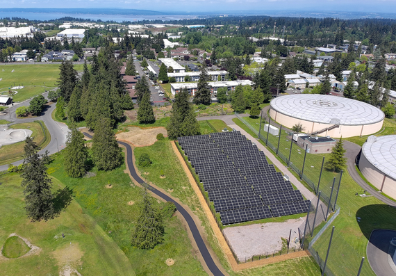 Solar Array at Hall Park