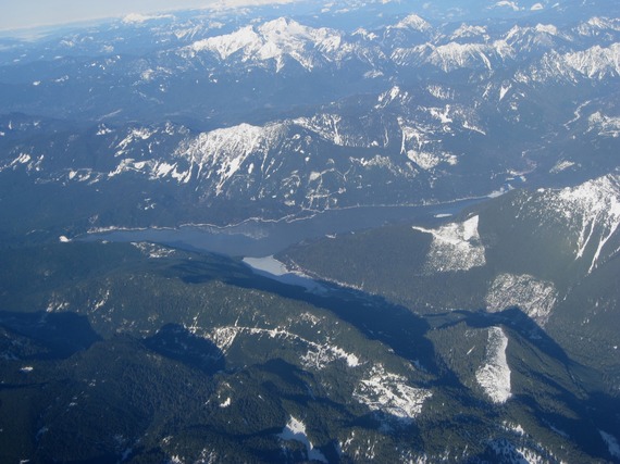 Spada Lake west of Glacier Peak