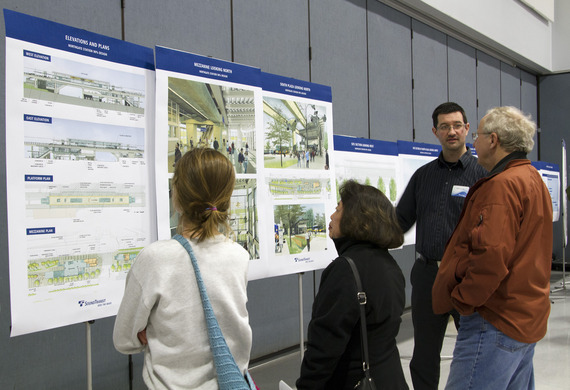 Sound Transit presents at a community open house