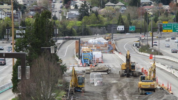 Image of Judkins Park Station construction.