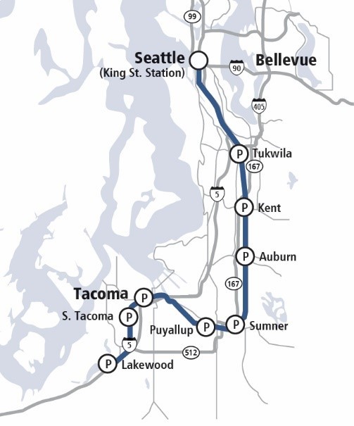 Sounder South expansion map.
