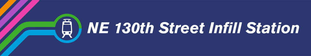 Email banner for Northeast  130th Street Infill Station