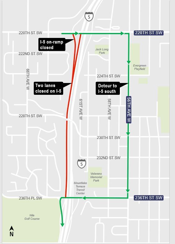 Construction alert Lynnwood Link Extension