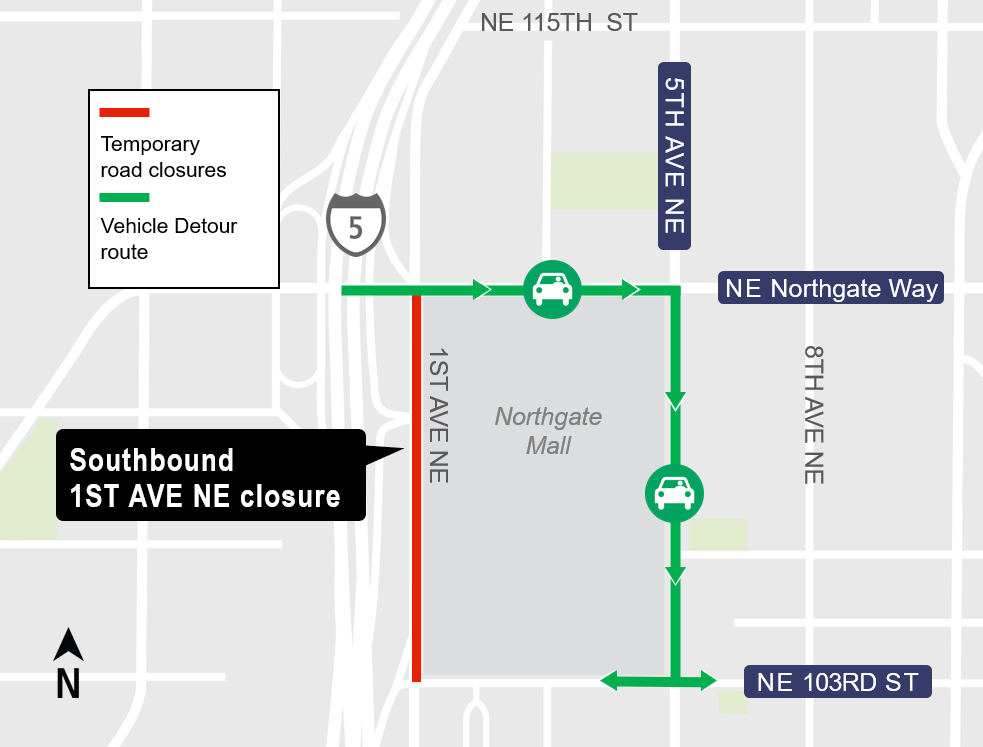 Northgate 103rd Closure
